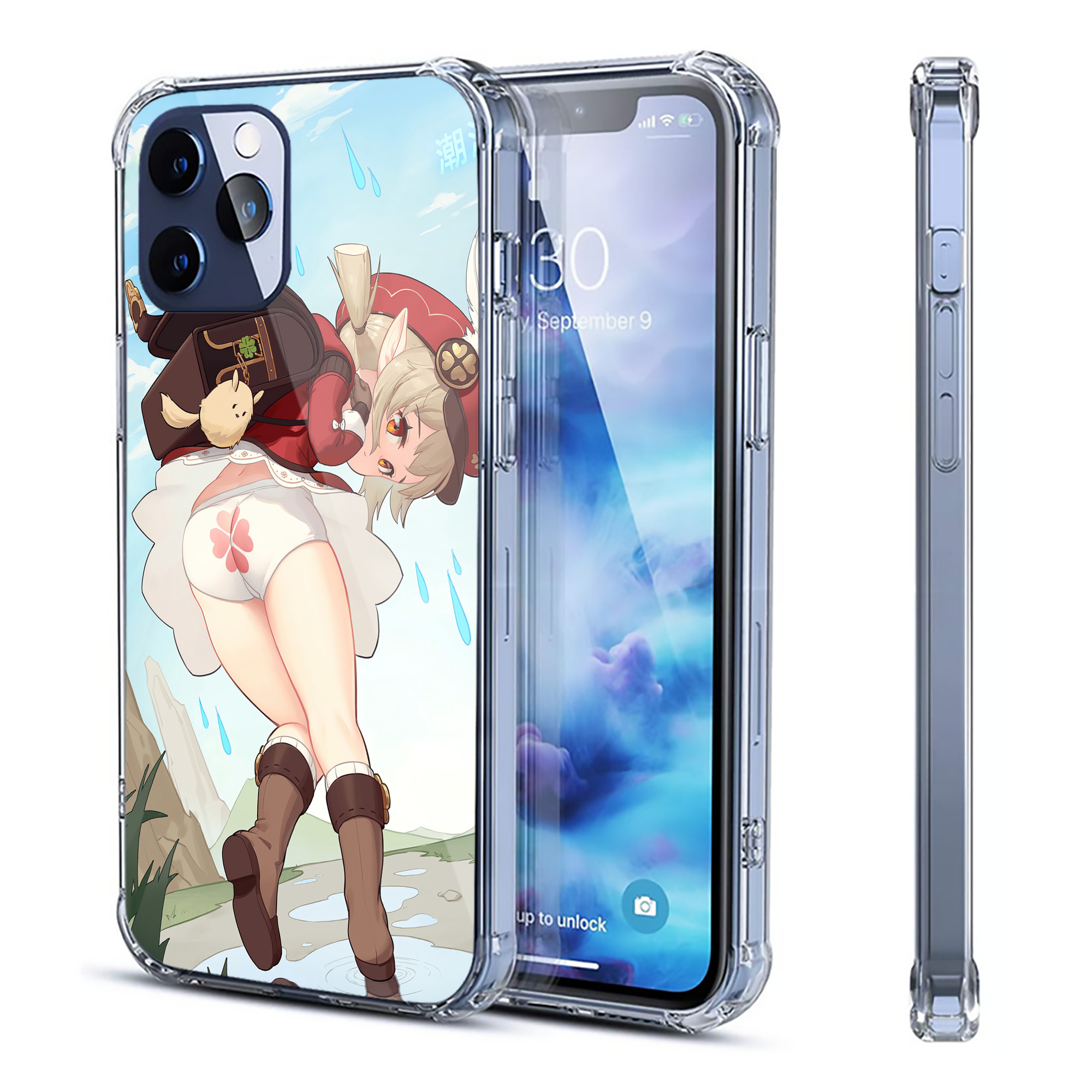 げんし神 genshin 【iPhone 12シリーズ対応】透明スマホケース（クリアソフトケース）